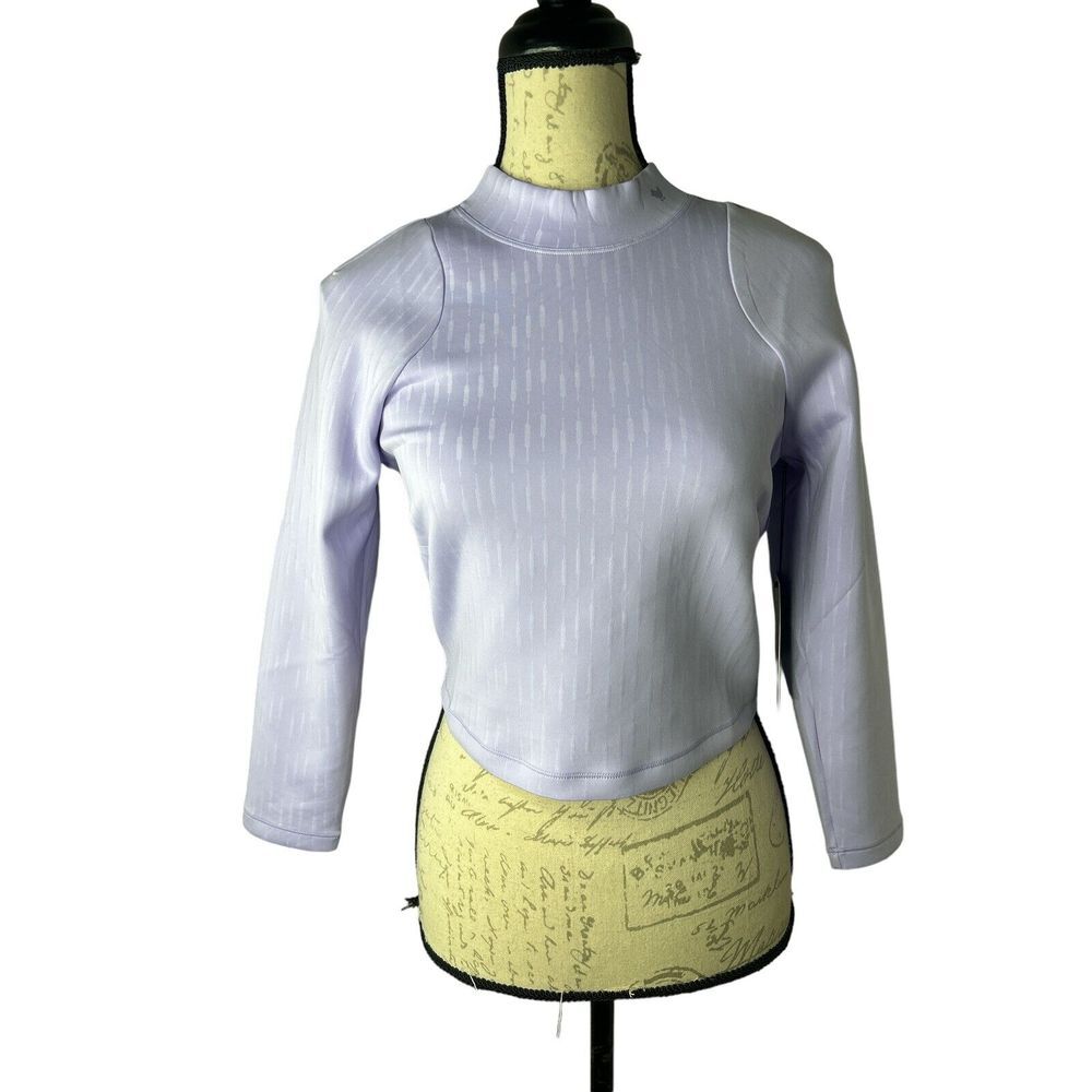 Bad Birdie Lavender Crop Top